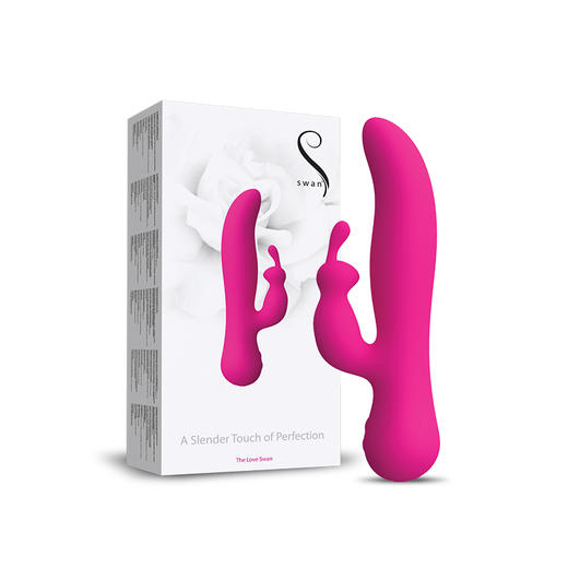 加拿大Swan Love真爱天鹅 双点旋转充电式女用私处高端静音防水情趣用品成人震动棒 商品图0