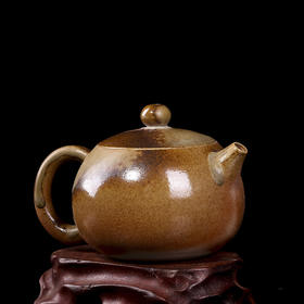 金玉紫陶 柴烧壶
