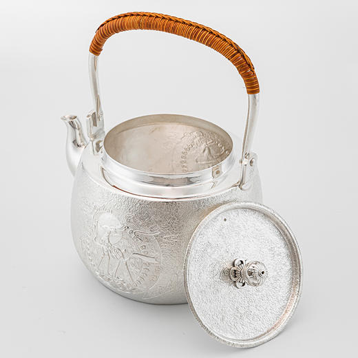 九色鹿煮水大银壶 商品图1
