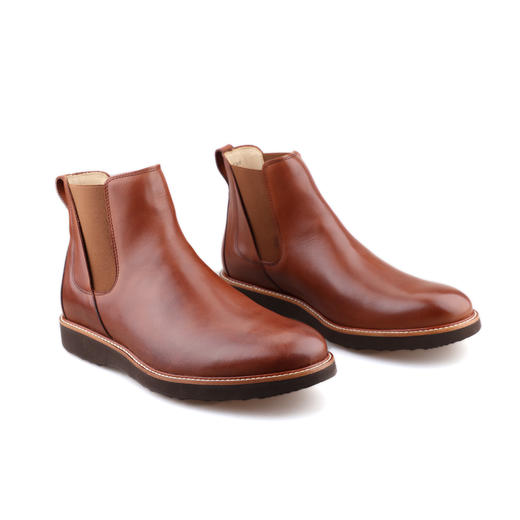 限时特价——葡萄牙原产手工制作高品质超舒适男士皮靴黄褐色M2170（超轻款） 商品图6