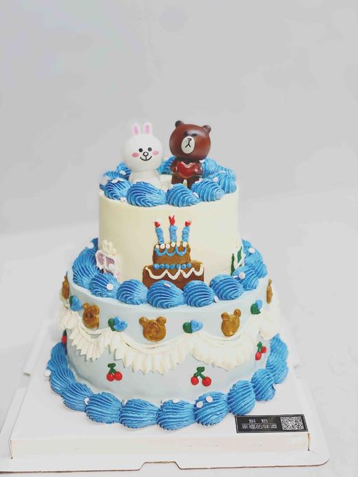 复古手绘小双层蛋糕 商品图2