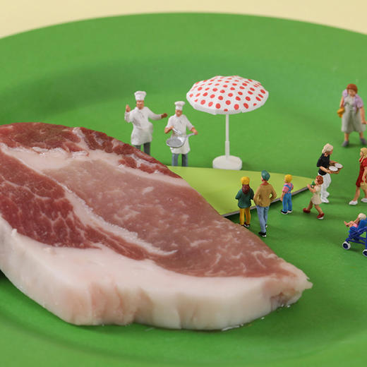 little one萌小丸 西班牙伊比利亚黑猪肉脊背 宝宝生鲜辅食无添加 商品图3