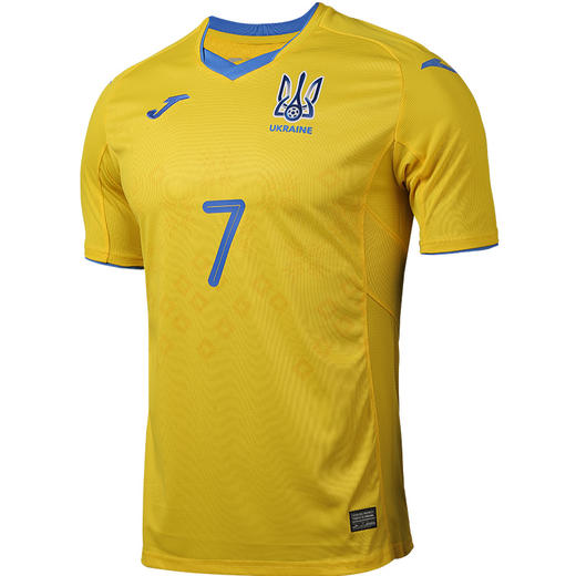 joma霍马乌克兰欧洲杯2020主场球迷版球衣