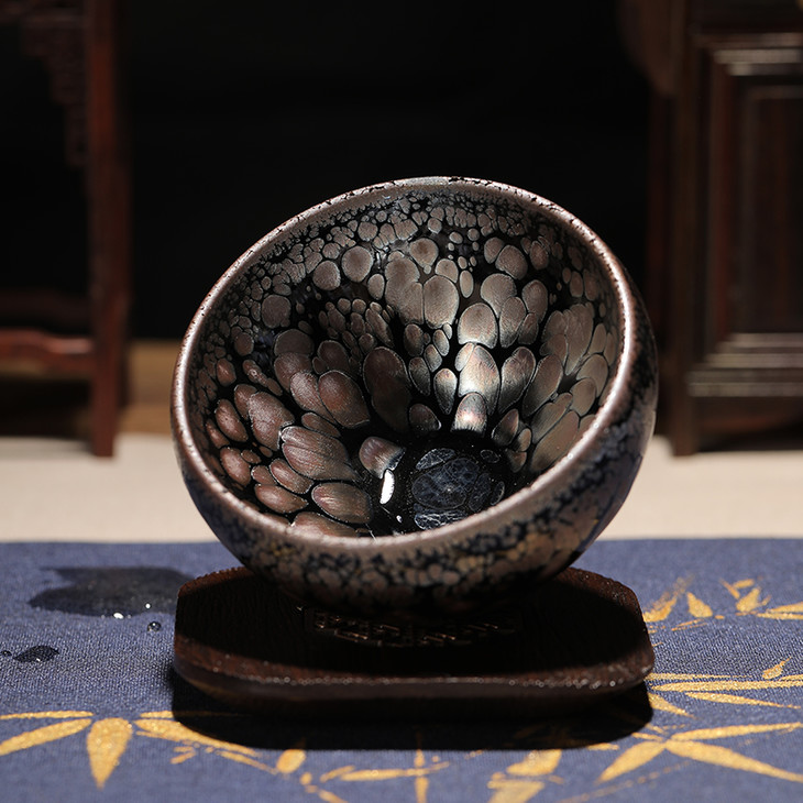 大唐红黎祥建盏3009瑰奇盏