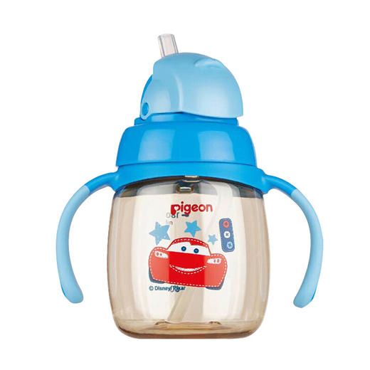 贝亲迪士尼Magmag PPSU阶段式训练奶嘴杯鸭嘴吸管杯宝宝水杯DA113 商品图3