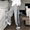 加绒加厚灰色运动裤宽松束脚秋冬高腰直筒阔腿休闲卫裤子显瘦ins 商品缩略图2
