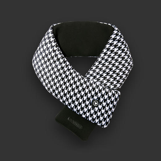 飞乐思智能发热围巾【经典款】千鸟（黑色） 商品图0