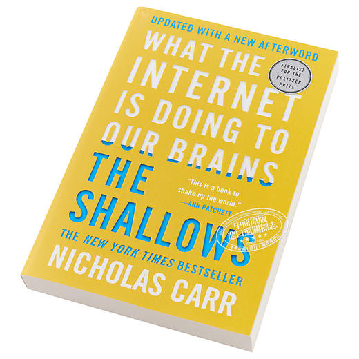 【中商原版】浅薄 互联网如何毒化了我们的大脑 英文原版 The Shallows What the Internet Is Doing to Our Brains Nicholas Carr 商品图3