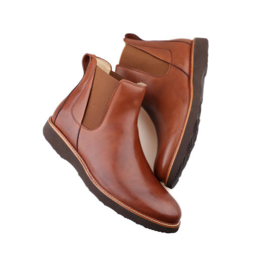 限时特价——葡萄牙原产手工制作高品质超舒适男士皮靴黄褐色M2170（超轻款） 商品图7