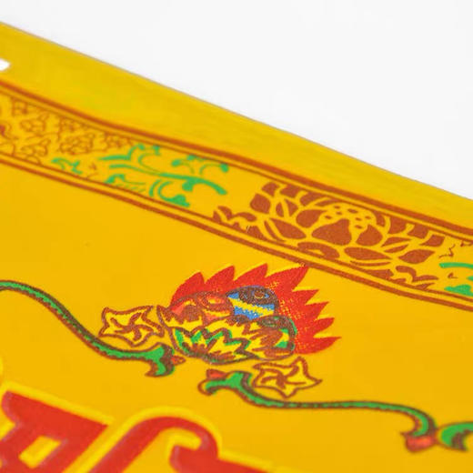 过门咒过解脱咒绒布十相自在藏式装饰佛教用品咒语咒轮贴纸 商品图5
