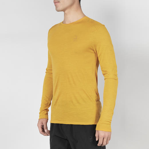 优极UG 男女款美丽诺羊毛长袖T恤 商品图10