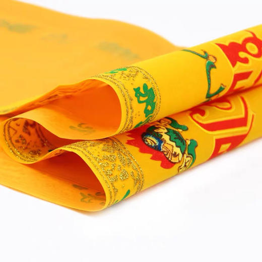 过门咒过解脱咒绒布十相自在藏式装饰佛教用品咒语咒轮贴纸 商品图2