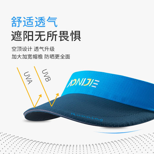 奥尼捷新款户外跑步儿童空顶帽防晒男女遮阳帽太阳帽鸭舌帽 商品图1
