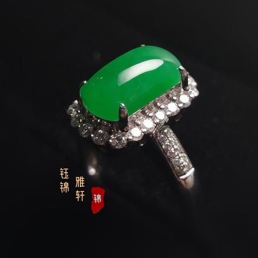 18k翡翠平安无事戒指 商品图2