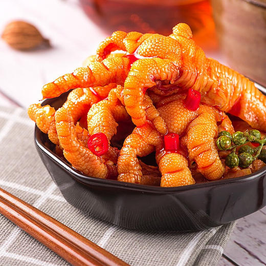 网红即食 手工脱骨酸辣无骨凤爪 1kg/罐开袋即食 商品图0