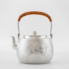 九色鹿煮水大银壶