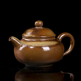 金玉紫陶 柴烧壶