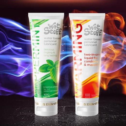 澳洲原装进口WET STUFF薄荷糖味凉感水溶性人体润滑剂100g 商品图2