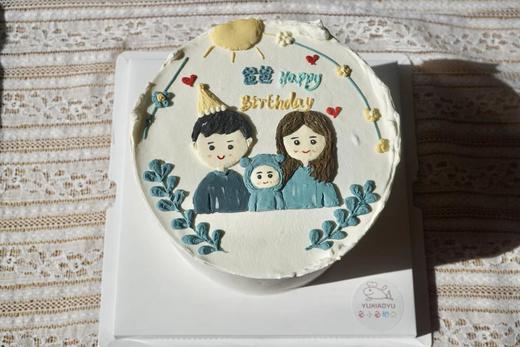 手绘一家三口 商品图2