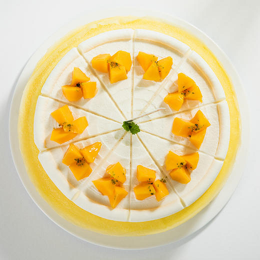 【0卡0脂肪】轻盈花影-动物奶油柔和软绵千层，轻盈控甜焕新活力，不添加蔗糖更健康，8英寸下午茶蛋糕（赣州） 商品图4