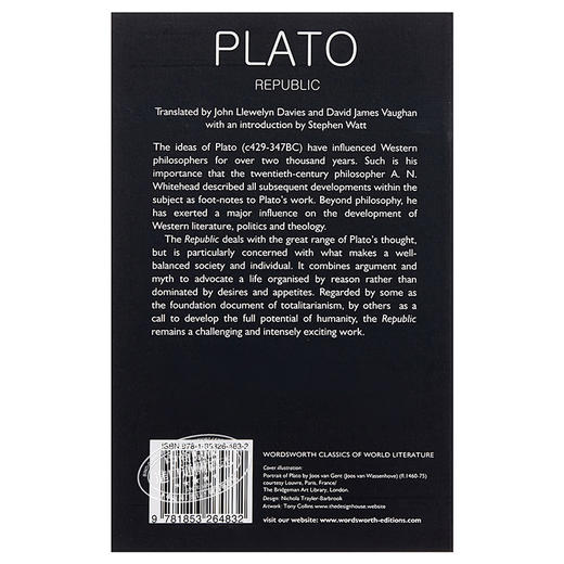 预售 英文原版The Republic 理想国 Plato 进口原版书柏拉图 商品图1