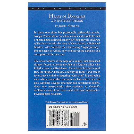 黑暗的心英文原版英文版小说 Heart of Darkness Joseph Conrad 约瑟夫康拉德 商品图1