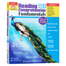 阅读理解基础强化练习 二年级 英文原版 Reading Comprehension Fundamentals Grade 2 美国加州小学英语教辅 英文版原版书籍