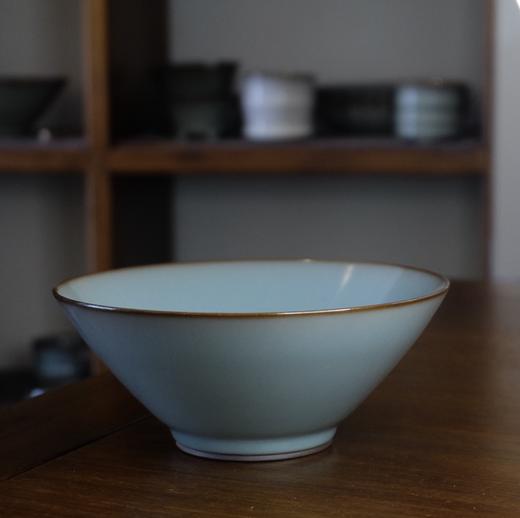 【仿南宋官窑】仿古器型（宋碗/文碗/花口洗） 紫口铁足 自然开片 景德镇制 商品图0