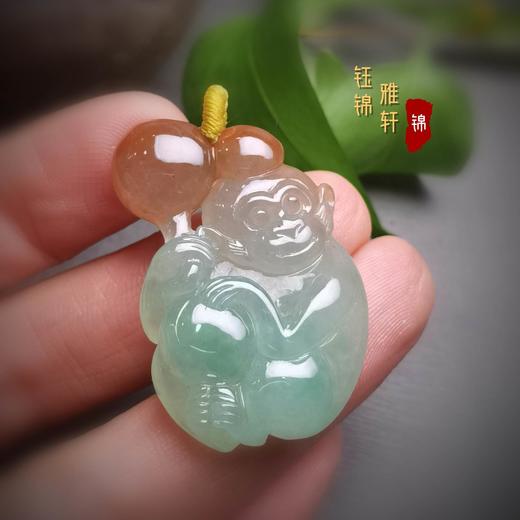 翡翠小猴子挂件 商品图1