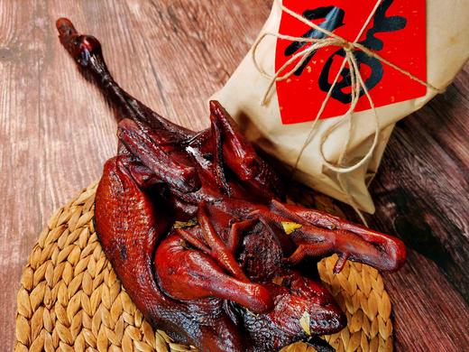 木头鸭子，二十多年老字号，养足三年，成年鸭养到7斤后宰杀，酱晒成3斤多净重 商品图1