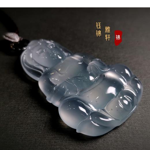 翡翠玻璃种观音挂件 商品图0