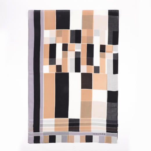 ANNE.KLEIN品牌 出口韩国 羊毛莫代尔时尚围巾 商品图1