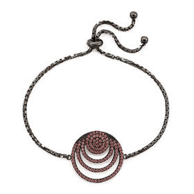 芙丽芙丽/Folli Follie 黑色环形镶钻手链