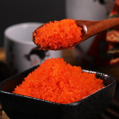 速冻调味飞鱼子（大红蟹籽） 400g 商品图0