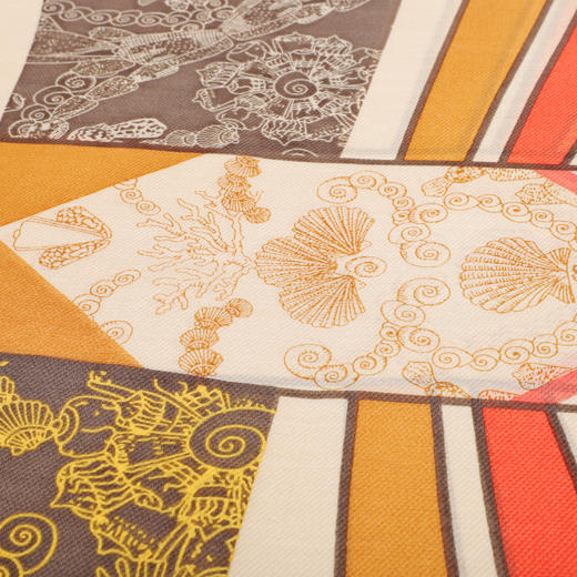 法国品牌renoma 出口韩国 羊毛桑蚕丝时尚围巾 商品图4