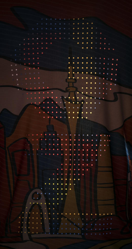 严素跑步TEE,广州好彩，男款,轻量 短袖T恤 速干快干 严素态度 商品图3