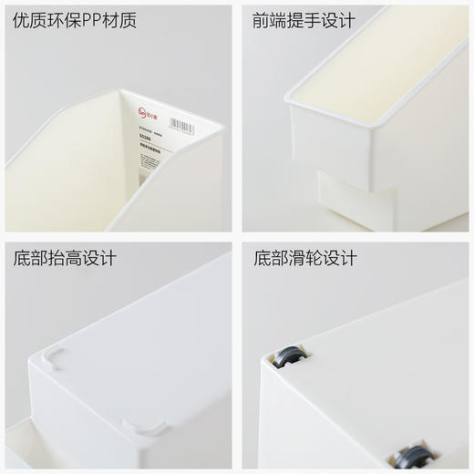 厨房锅具收纳斜角带轮多功能置物箱 商品图3