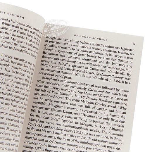 【中商原版】人性的枷锁英文原版小说 人生的枷锁Of Human Bondage英文版 英文原版书 毛姆 商品图3