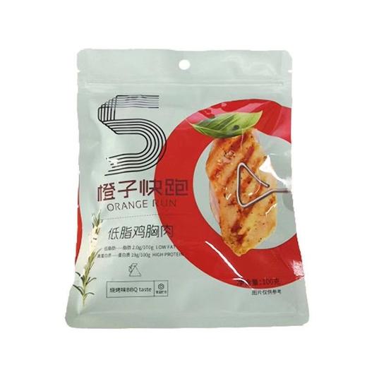 橙子快跑低脂鸡胸肉烧烤味100g 商品图0