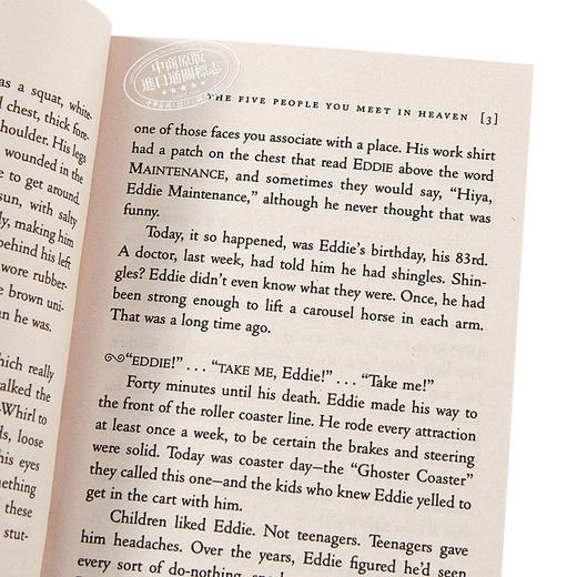 【中商原版】你在天堂里遇见的五个人英文版 Five People You Meet in Heaven 商品图4