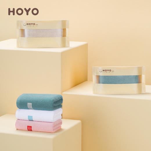 【用婴儿的标准 打造成人家纺】日本hoyo 和风毛巾浴巾 双件套