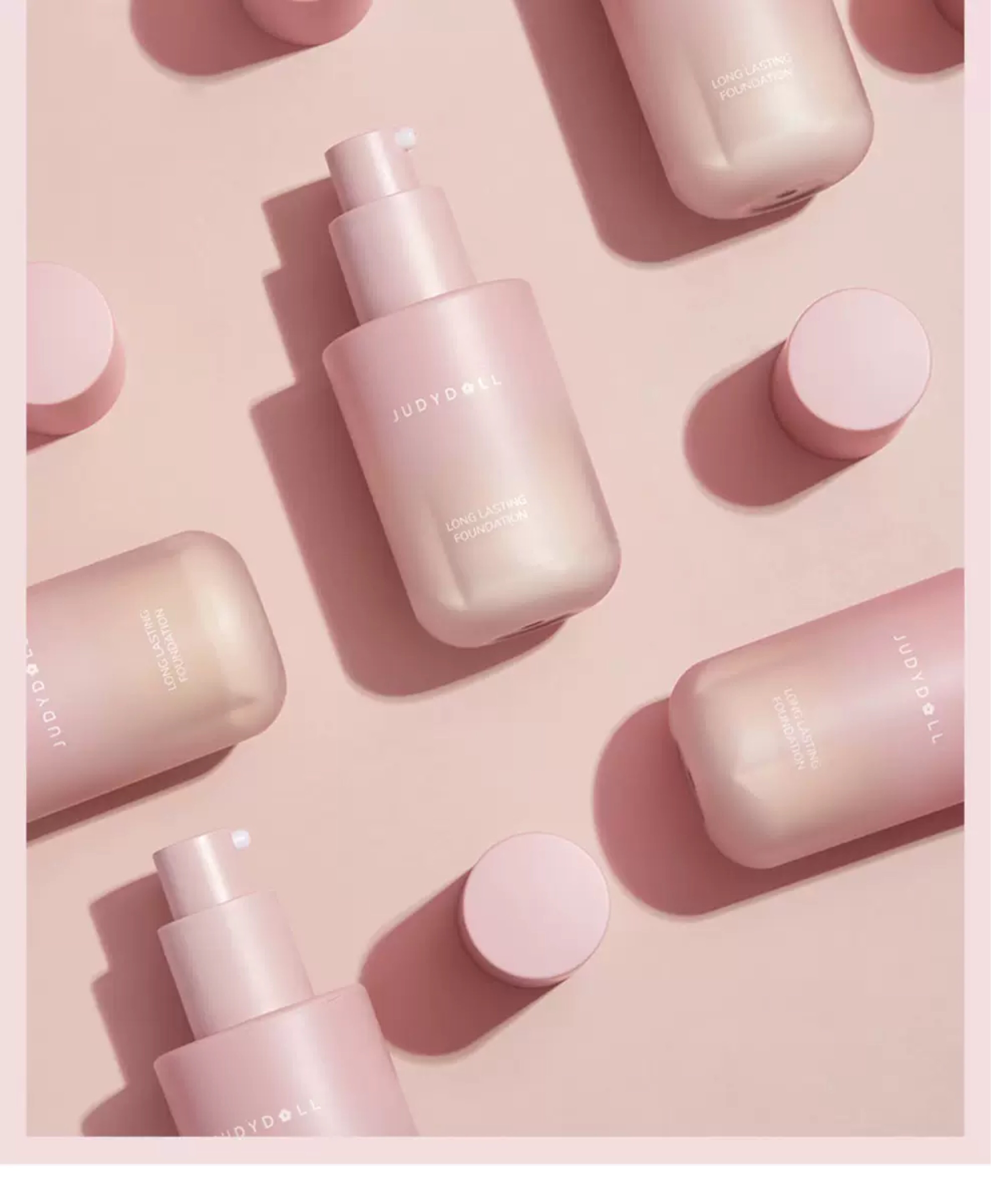 judydoll橘朵小粉瓶粉底液4色可选遮瑕保湿控油持久自然无瑕清透水润