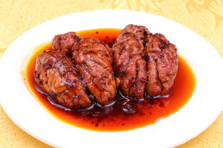 火锅系列-精品红油脑花 130g/盒 四川特色