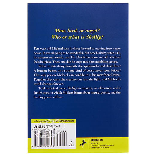【中商原版】当天使坠落人间（2000年普林兹奖） 英文原版 Skellig David Almond 青少年小说 商品图1