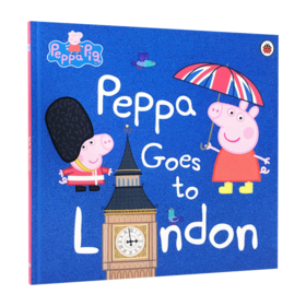 粉红猪小妹去伦敦 英文原版绘本 Peppa Pig Peppa Goes to London 小猪佩奇 佩琪 平装大开本 英文版儿童英语启蒙图画书 进口书籍