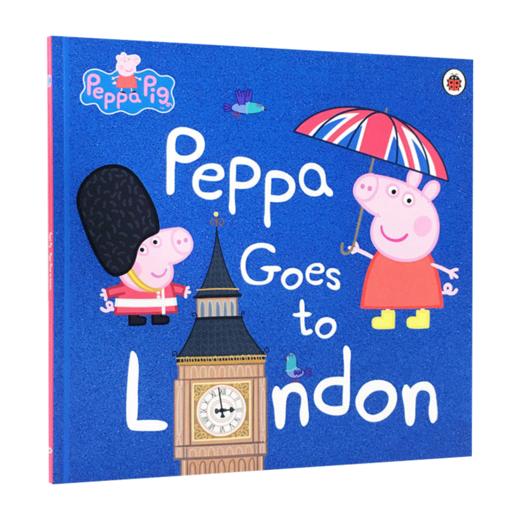 粉红猪小妹去伦敦 英文原版绘本 Peppa Pig Peppa Goes to London 小猪佩奇 佩琪 平装大开本 英文版儿童英语启蒙图画书 进口书籍 商品图0