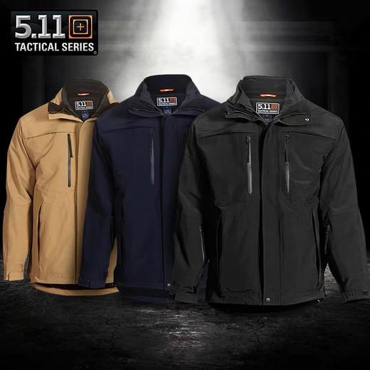 美国5.11勇士防风执勤外套511冲锋衣防寒冬季保暖三合一风衣48152 商品图7