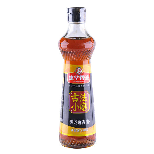 建华小磨黑芝麻香油450ml