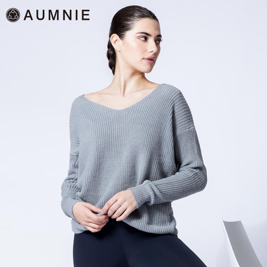 露背打结针织毛衣 / KNOTTED OPEN BACK SWEATER 商品图4