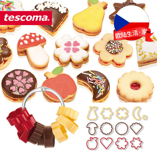 捷克进口/tescoma   DELICIA系列 进口曲奇饼干模具 可爱卡通 商品图2